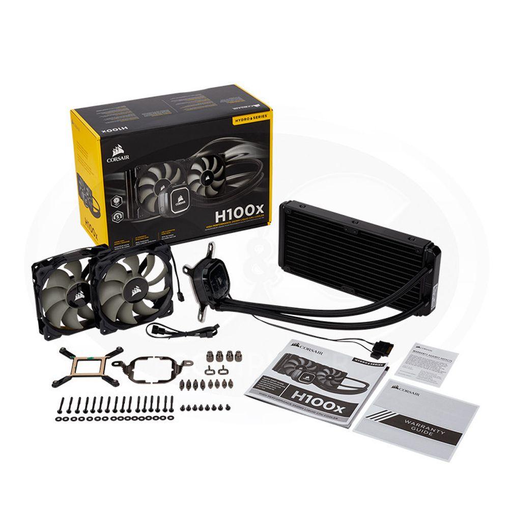 Refrigeración Liquida Corsair H100x Hydro Series AMD INTEL-2