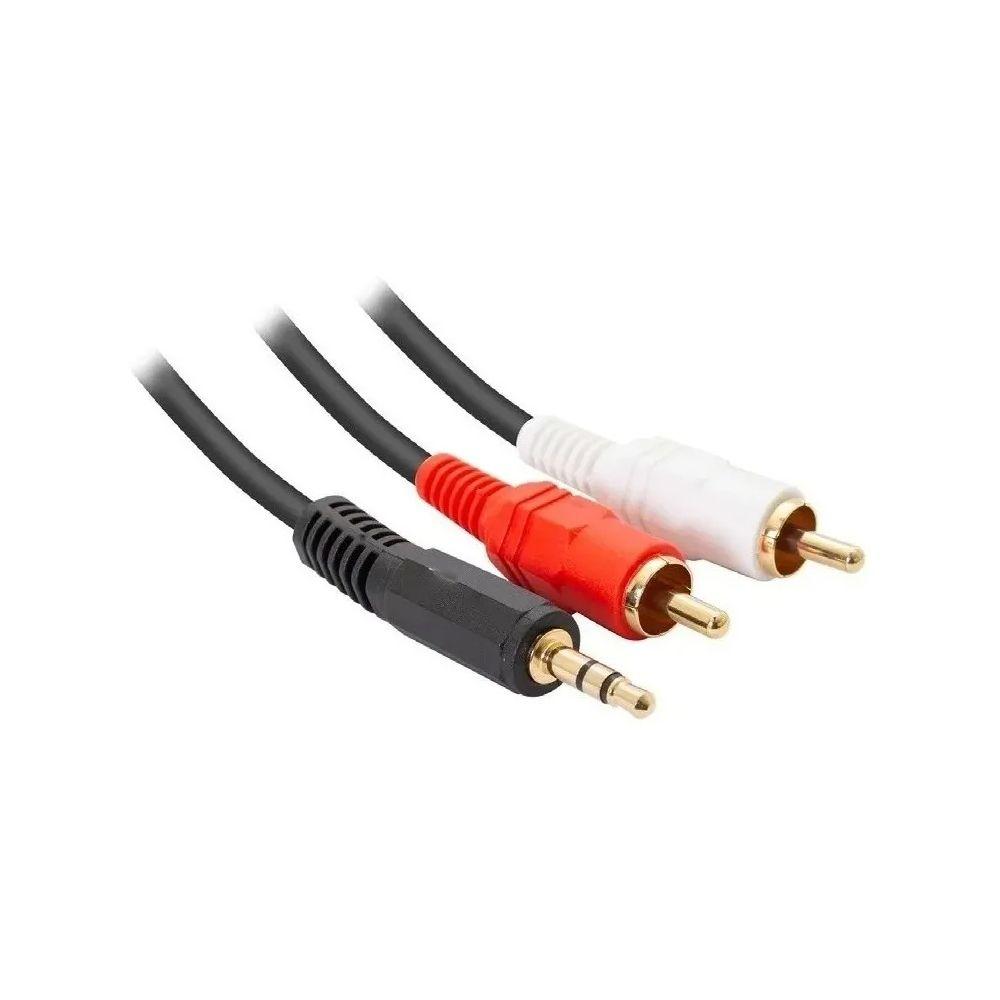 Cable Auxiliar HP 3.5 MM a RCA Audio 3 Metros 29HP0AUX30-0