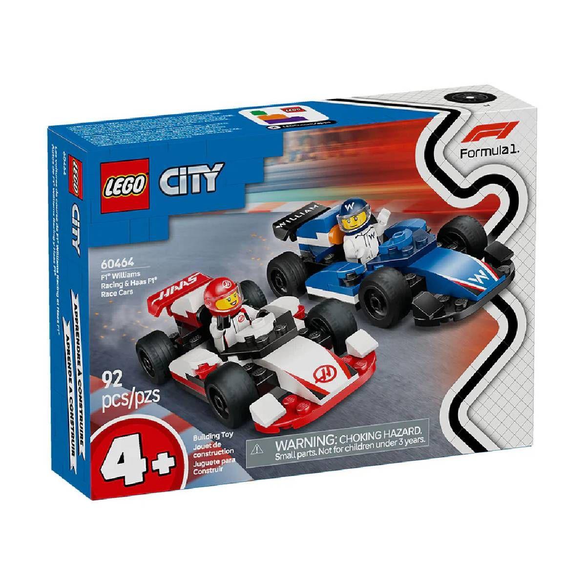 LEGO CITY: AUTOS DE F1 WILLIAMS RACING Y HAAS 60464-2
