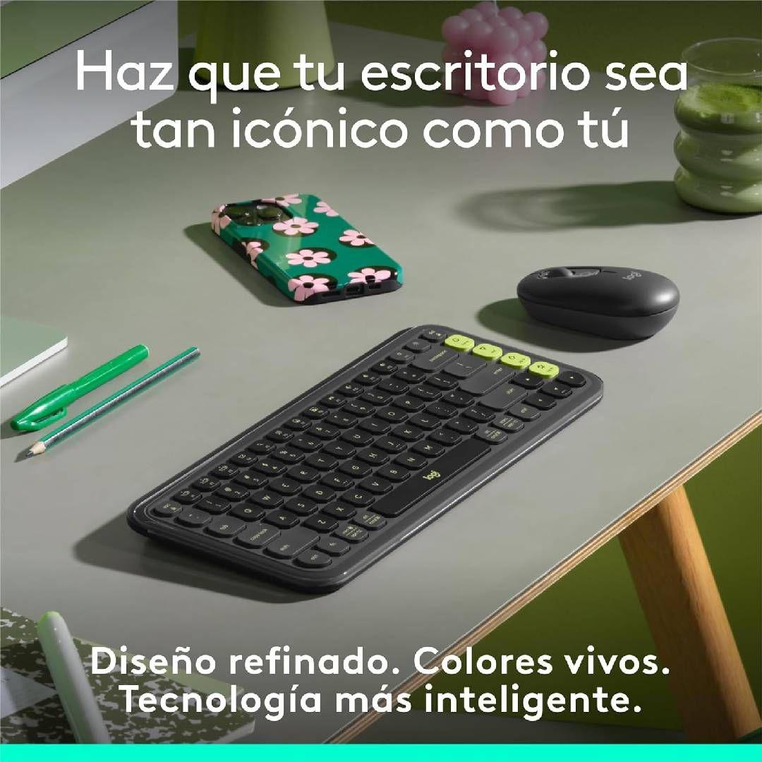 Teclado Logitech POP Icon Combo Español Negro-1