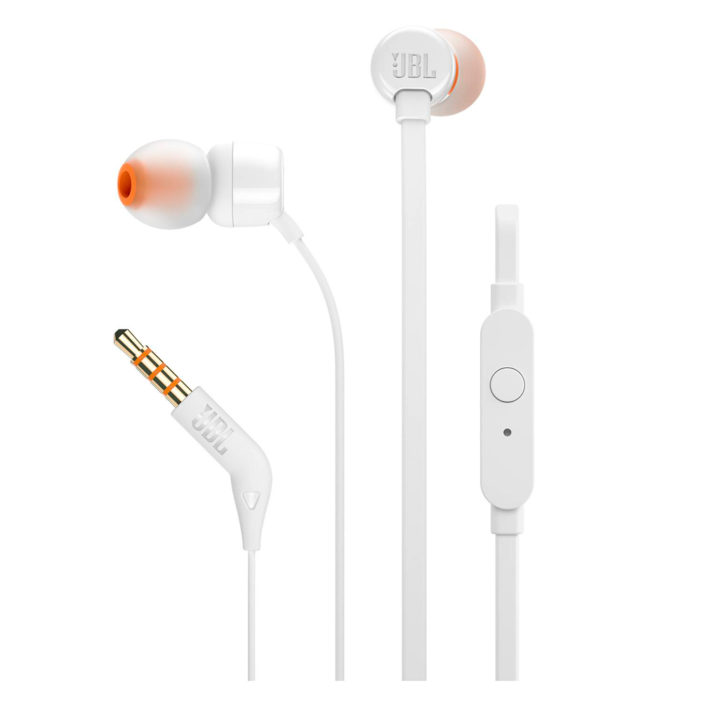 Audifonos Manos Libres JBL T110BK Blanco 3.5mm-0