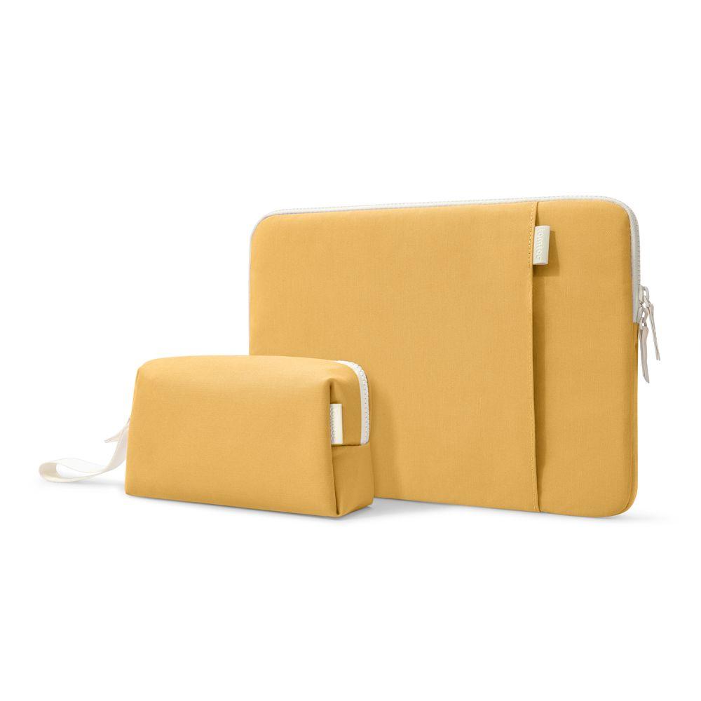 Tomtoc Funda Lady Mac 13''+ organizador Amarillo A23-C02Y01-1
