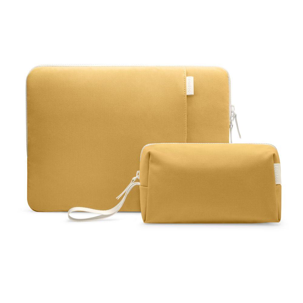 Tomtoc Funda Lady Mac 13''+ organizador Amarillo A23-C02Y01-3