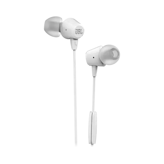 Audifonos JBL In-Ear C50Hl Blanco-1