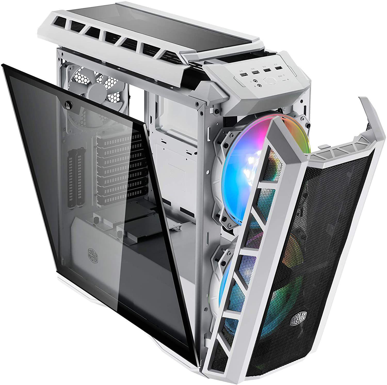 Gabinete Cooler Master Mastercase H500P Mesh Blanco ARGB-1
