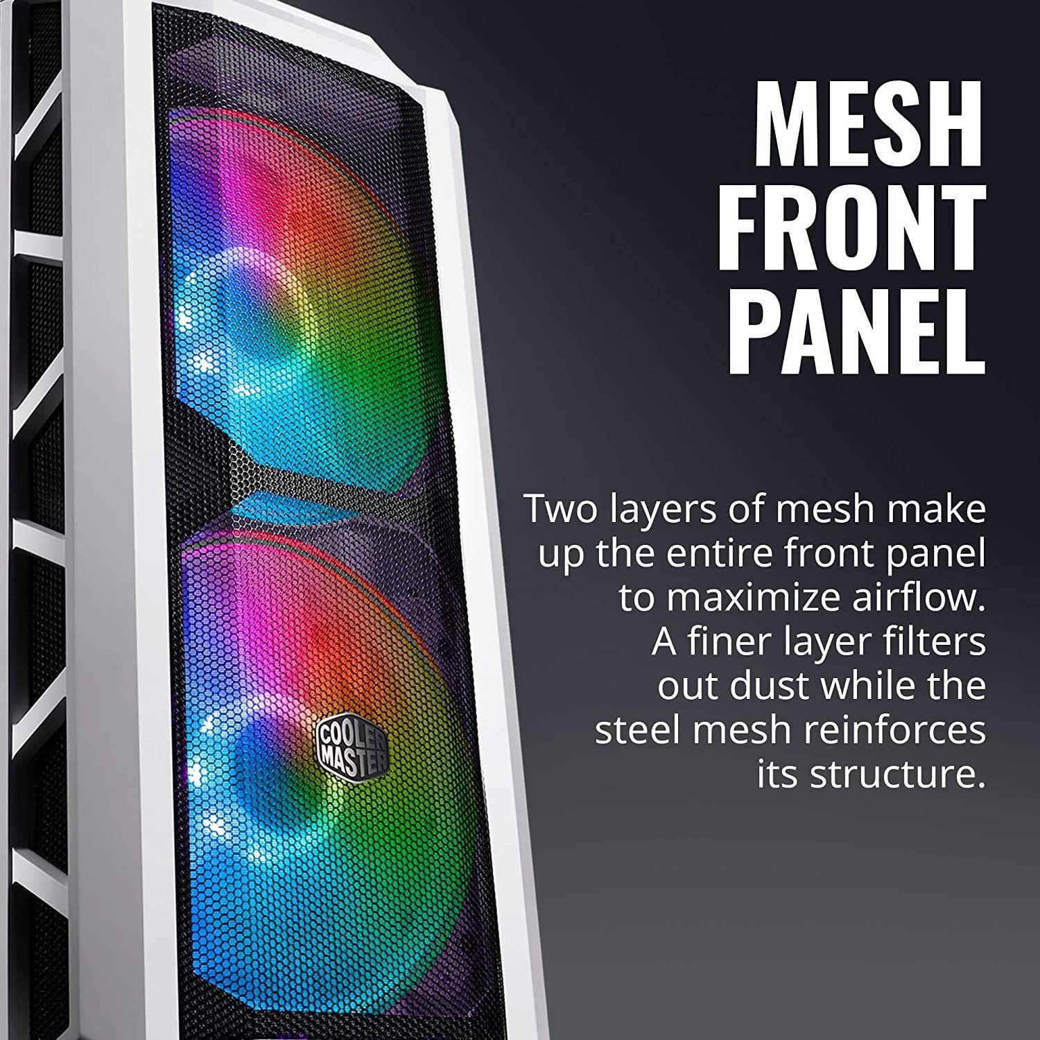 Gabinete Cooler Master Mastercase H500P Mesh Blanco ARGB-5