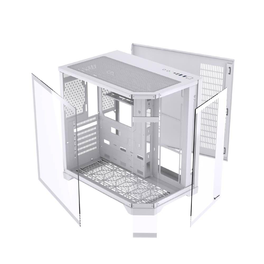 Gabinete Exodia Panel Zro Blanco ATX 7 Fans ARGB V. Templado-5