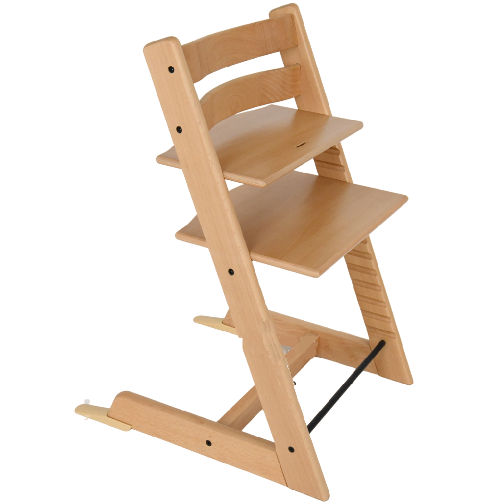 Silla Comedor p Bebes Estilo Nórdico Color Madera + Extras-3