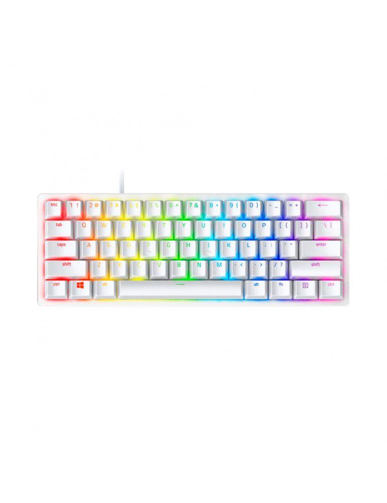 Teclado Gamer Razer Huntsman Mini Blanco Purple Sw Ingles-0
