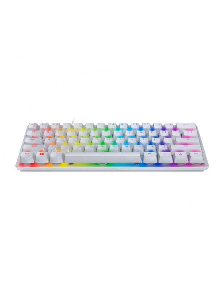 Teclado Gamer Razer Huntsman Mini Blanco Purple Sw Ingles-1