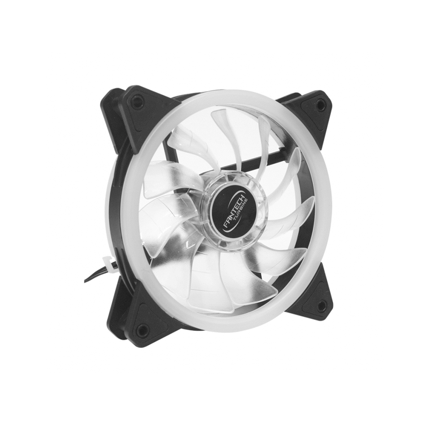 Ventilador Fantech Turbine 120mm FC124 Dual Ring RGB-3