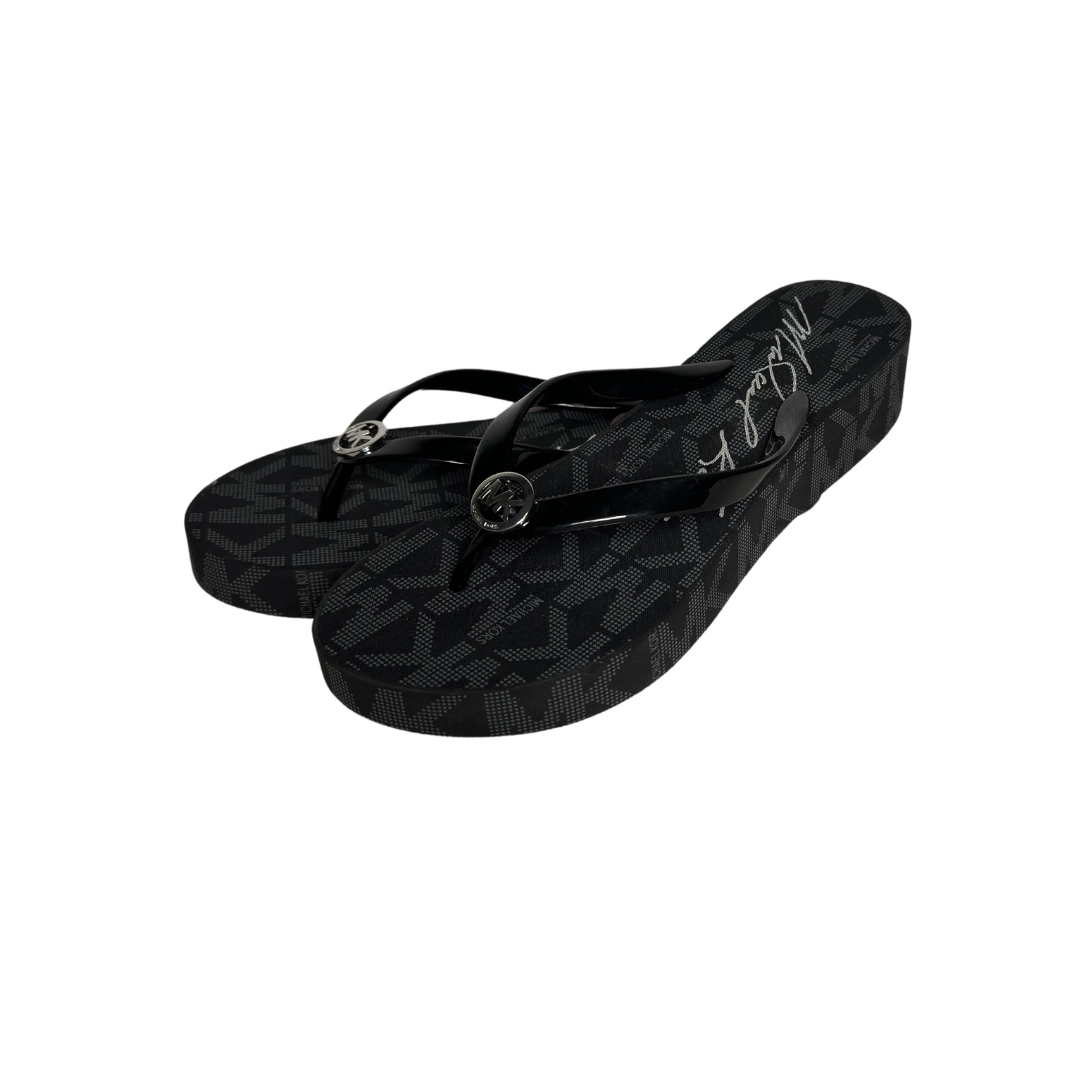 Sandalias Negras Talla 8/38 Michael Kors-0