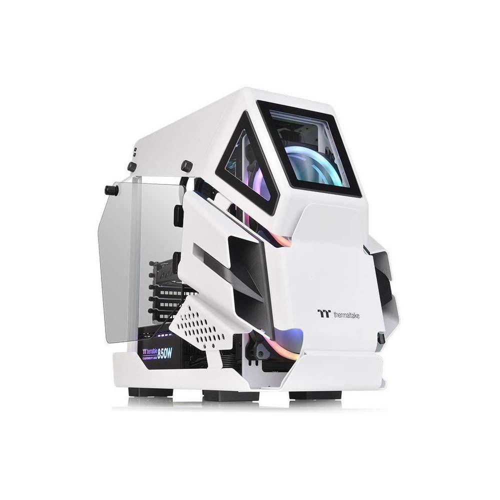 Gabinete Gamer Thermaltake AH T200 MicroATX Blanco Limitado-0