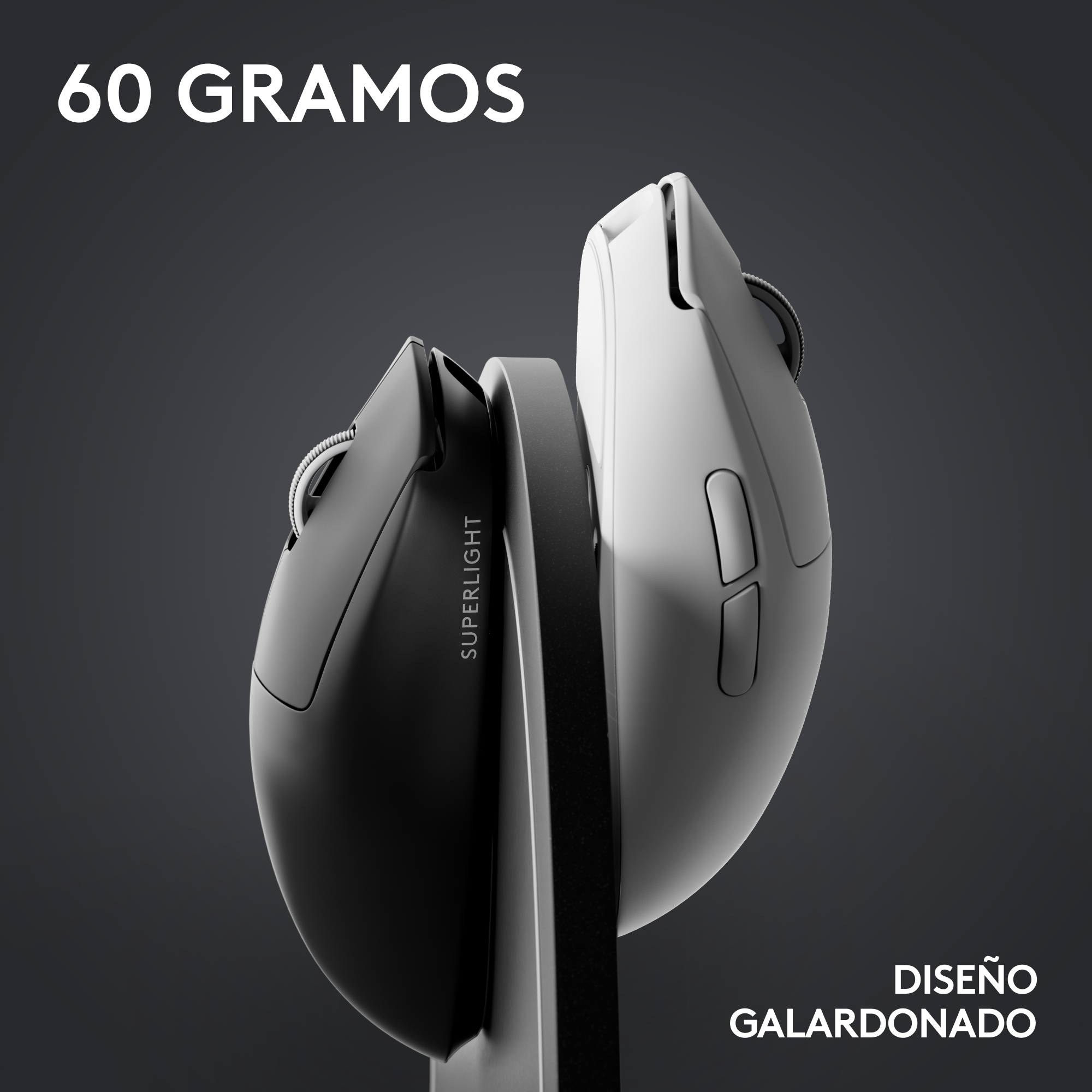 Mouse Gamer Logitech Pro X Superlight 2 Lightspeed Negro-3