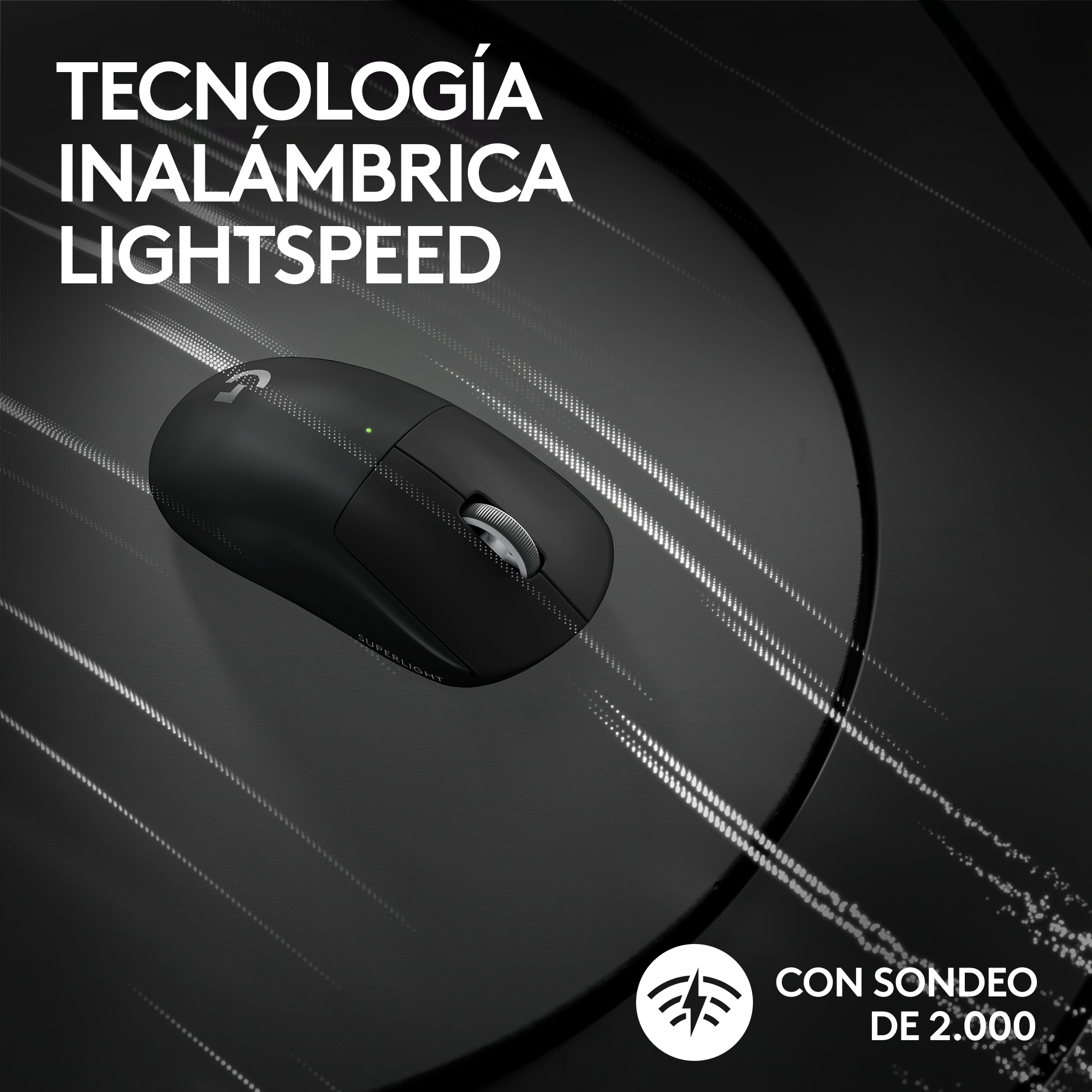 Mouse Gamer Logitech Pro X Superlight 2 Lightspeed Negro-5