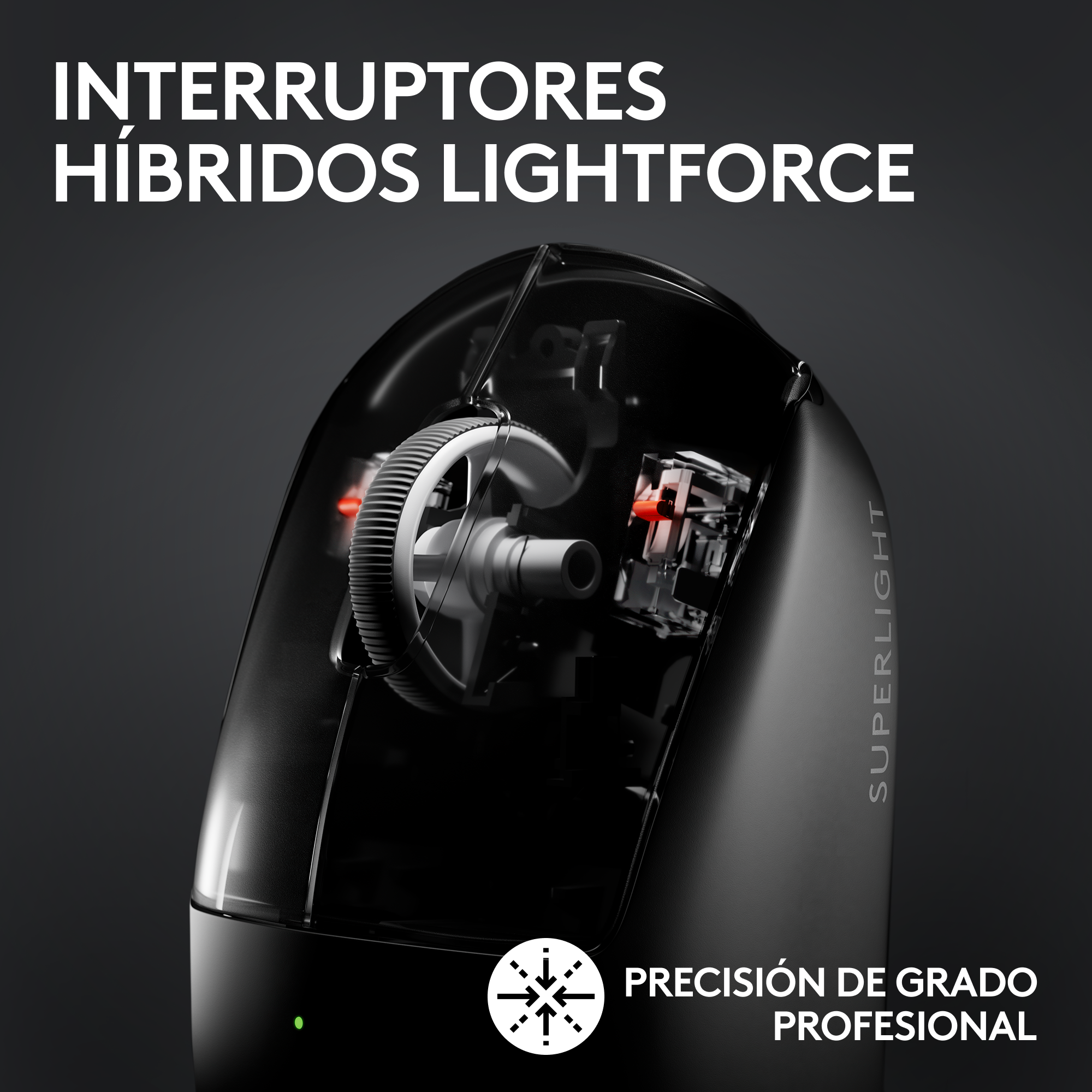 Mouse Gamer Logitech Pro X Superlight 2 Lightspeed Negro-7