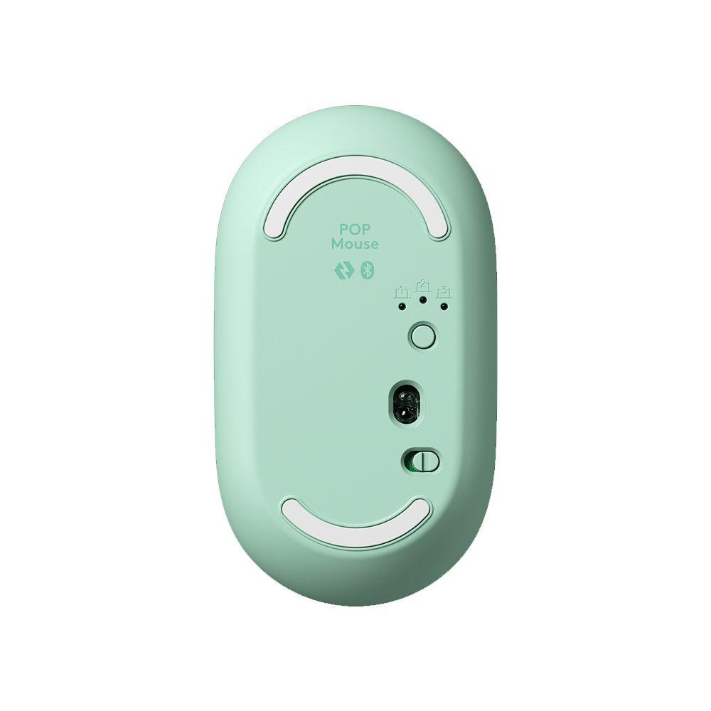 Mouse Logitech Pop Mouse c Emoji Lila Inalambrico-4
