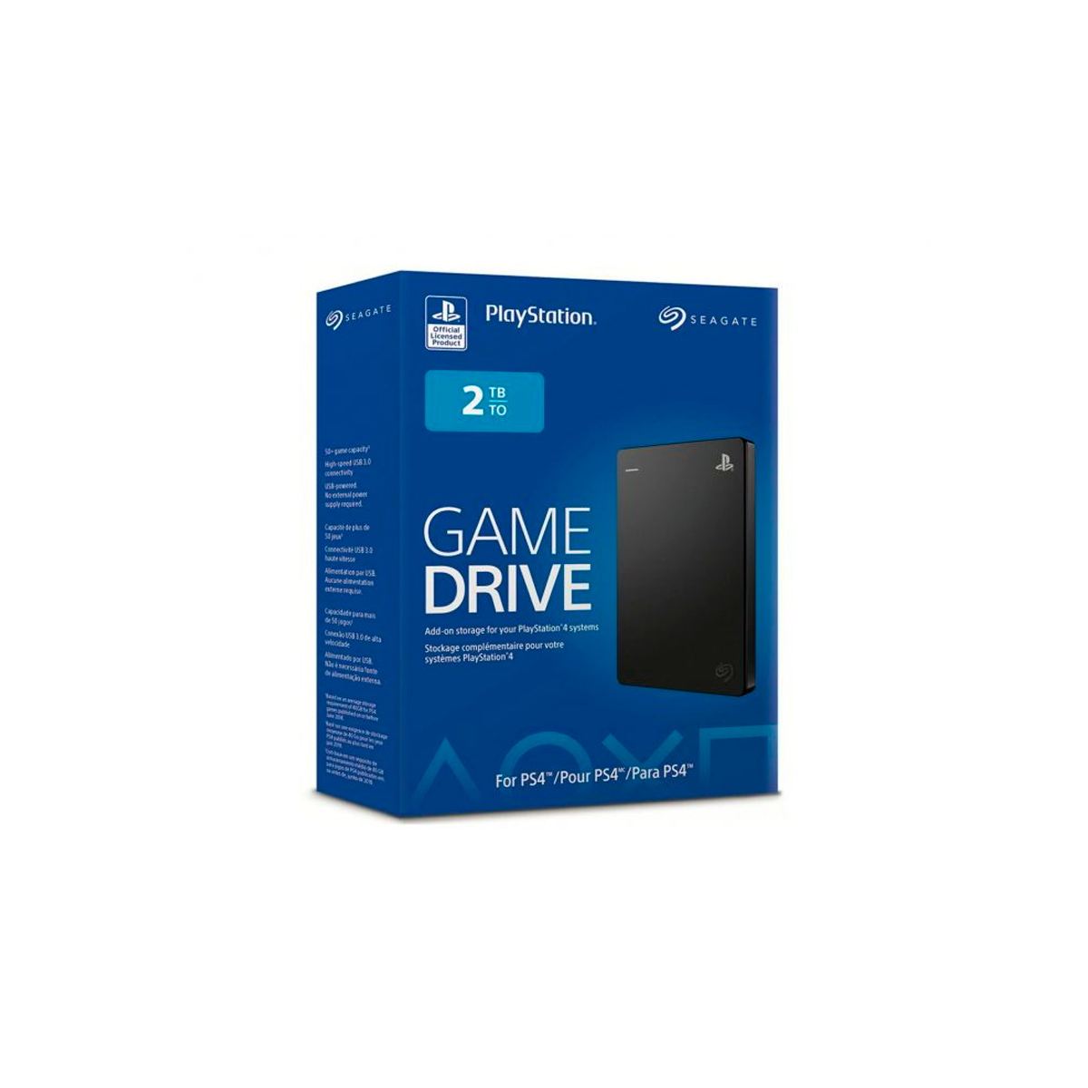 Disco Duro Externo Seagate Game Drive PS4 USB 3.0 25" 2tb-3