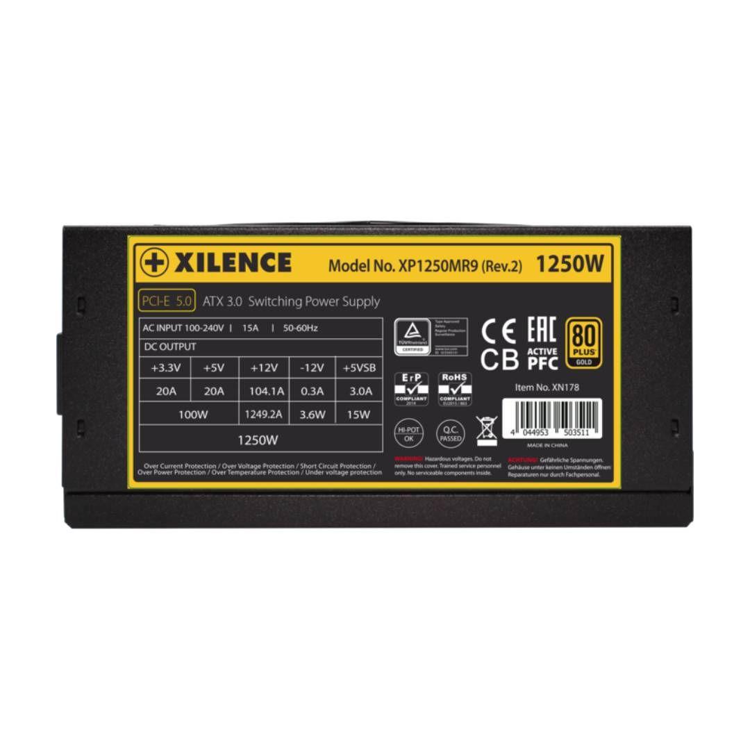 Fuente de Poder Xilence Performance X+ 1250W 80+ GOLD PCIe 5-3