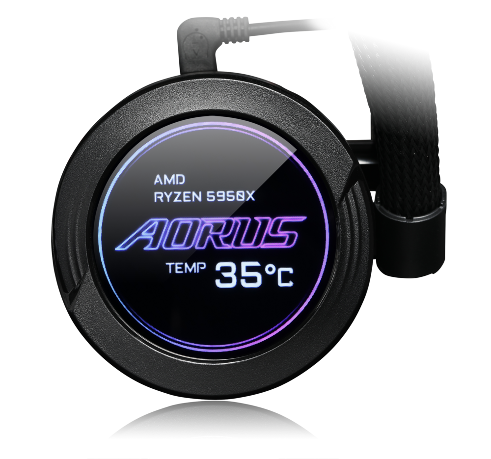 Refrigeración Líquida AORUS Waterforce X 360mm Pantalla LED-4