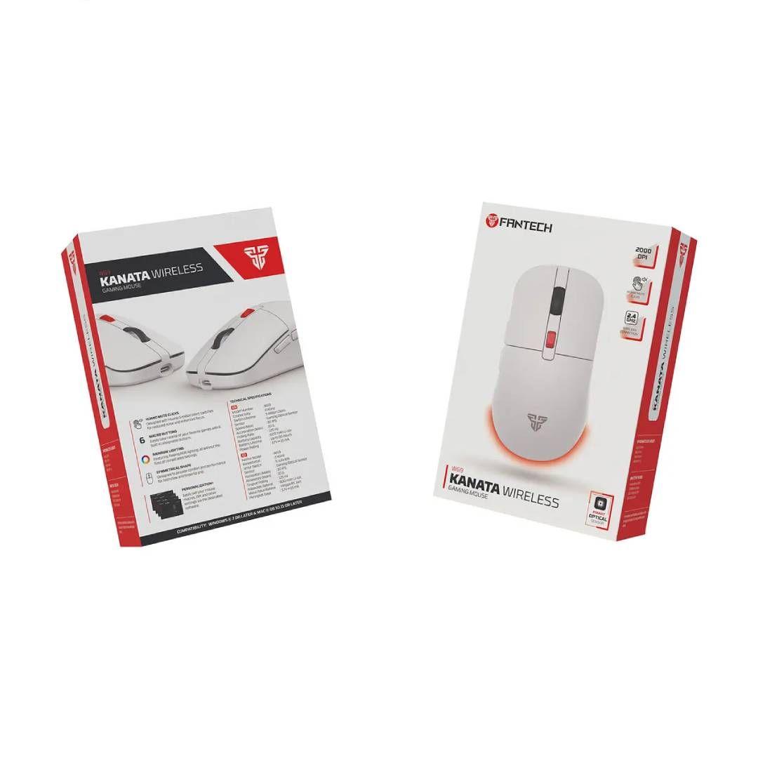 Mouse Fantech WG9 Kanata Wireless Blanco-2