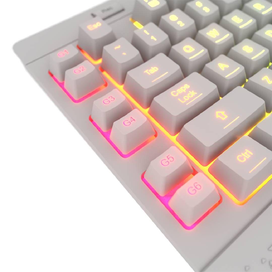 Teclado Redragon Shiva White K512W-RGB-1-SP Español-3