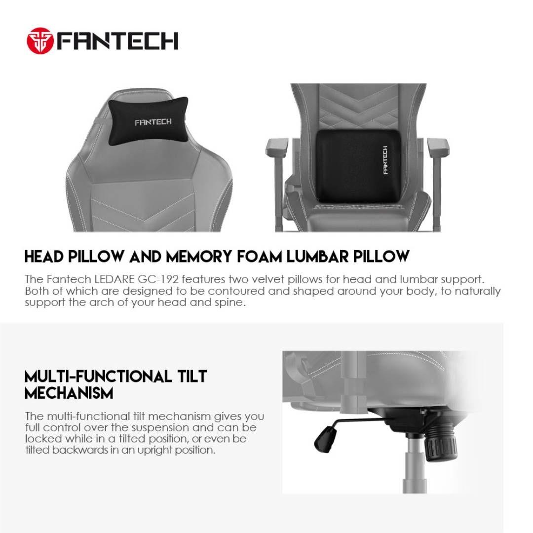 Silla Gamer Fantech GC192 Ledare Tank Grey-5