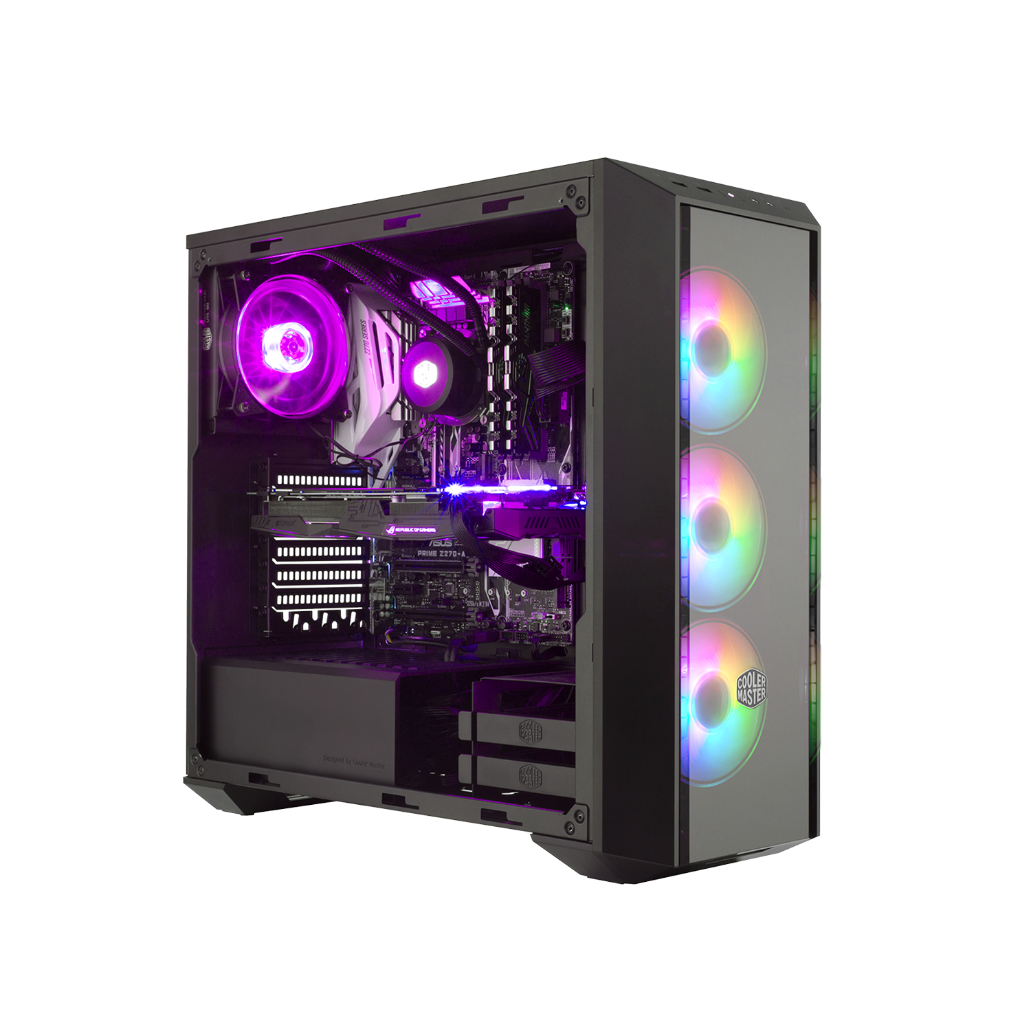 Gabinete Gamer Cooler Master MasterBox Pro 5 3 fans ARGB-0
