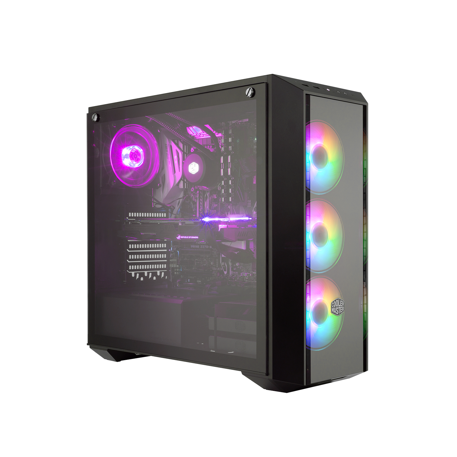 Gabinete Gamer Cooler Master MasterBox Pro 5 3 fans ARGB-1