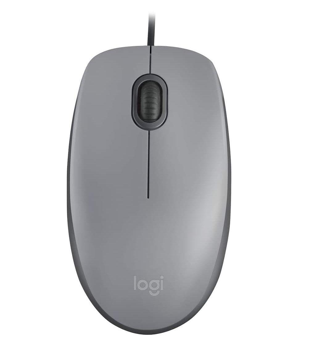 Mouse Logitech Alambrico M110 Silent Plata 1000dpi-0