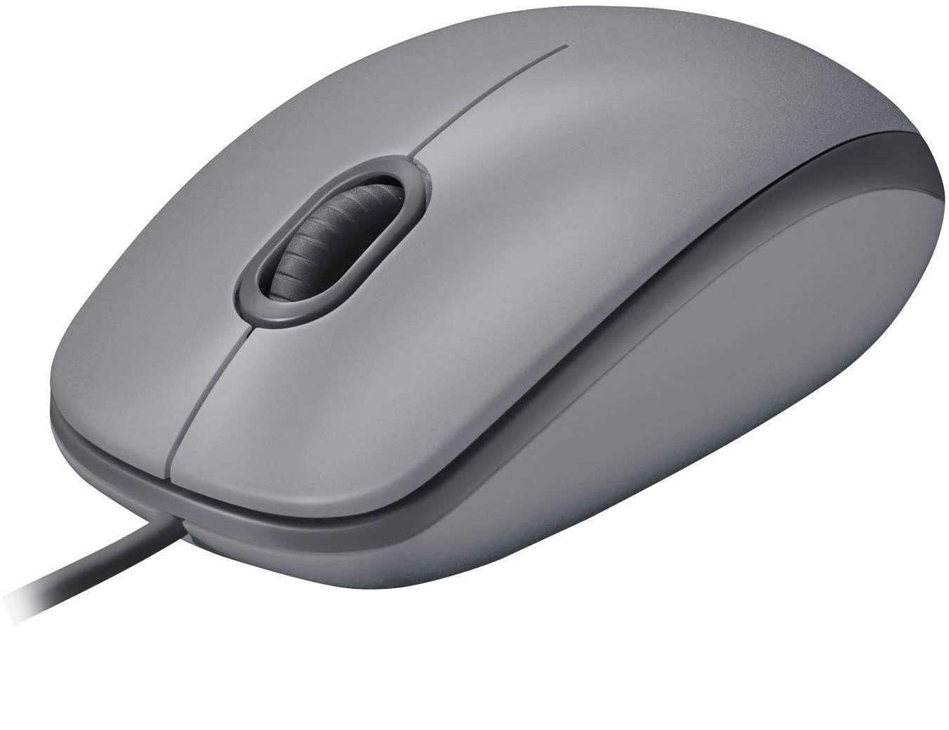 Mouse Logitech Alambrico M110 Silent Plata 1000dpi-1