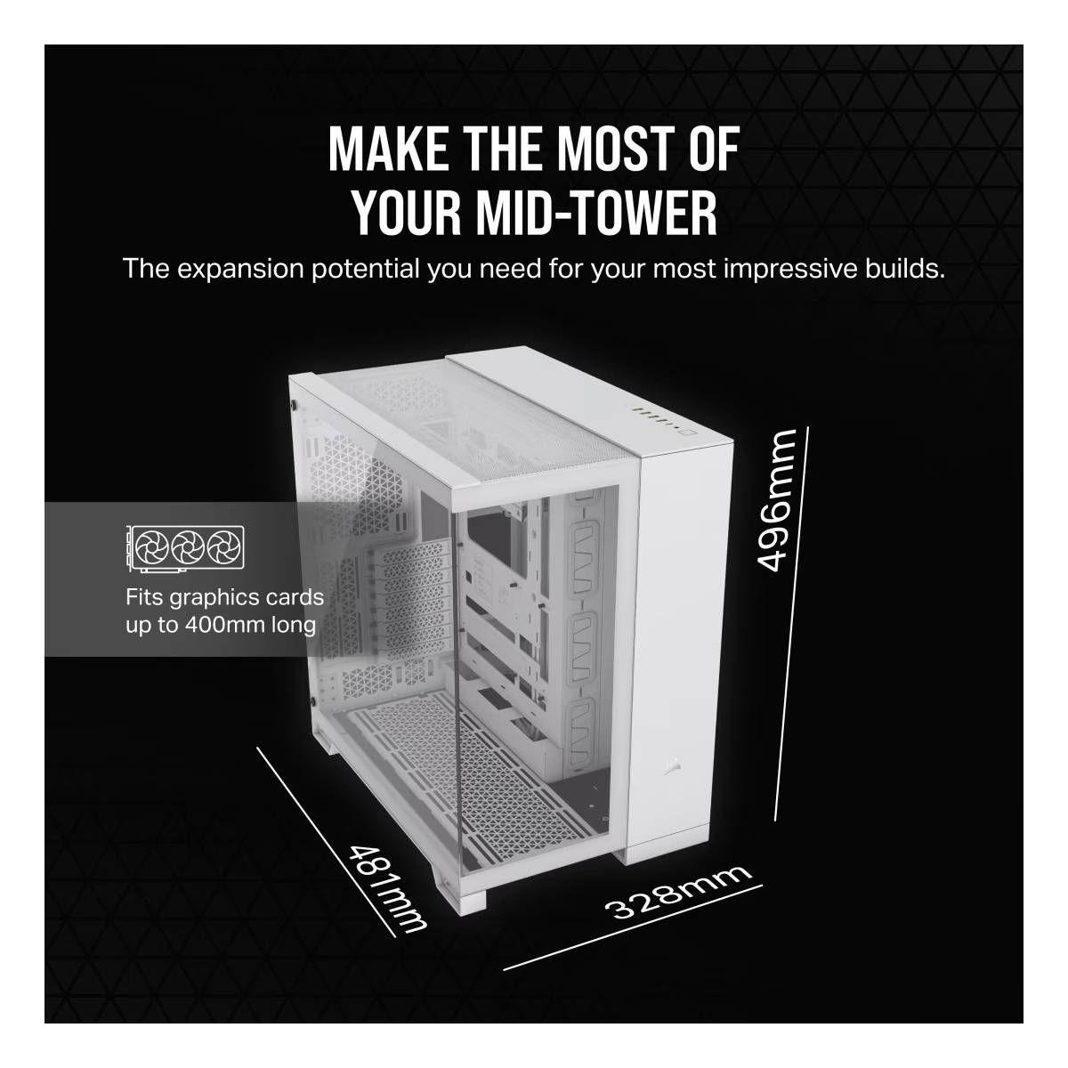 Gabinete Corsair 6500X - Blanco-5