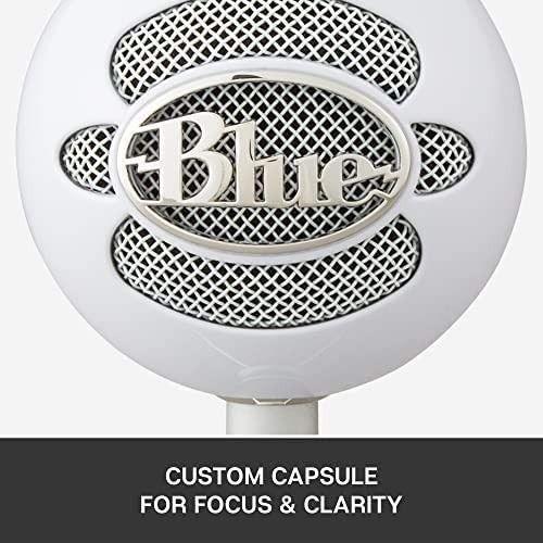 Micrófono Blue Snowball Ice White Streaming Podcast Usb-4