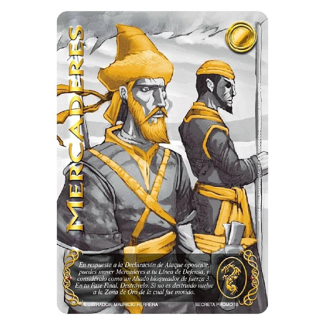 Carta Promo Secreta Mercaderes Dorada MyL-0