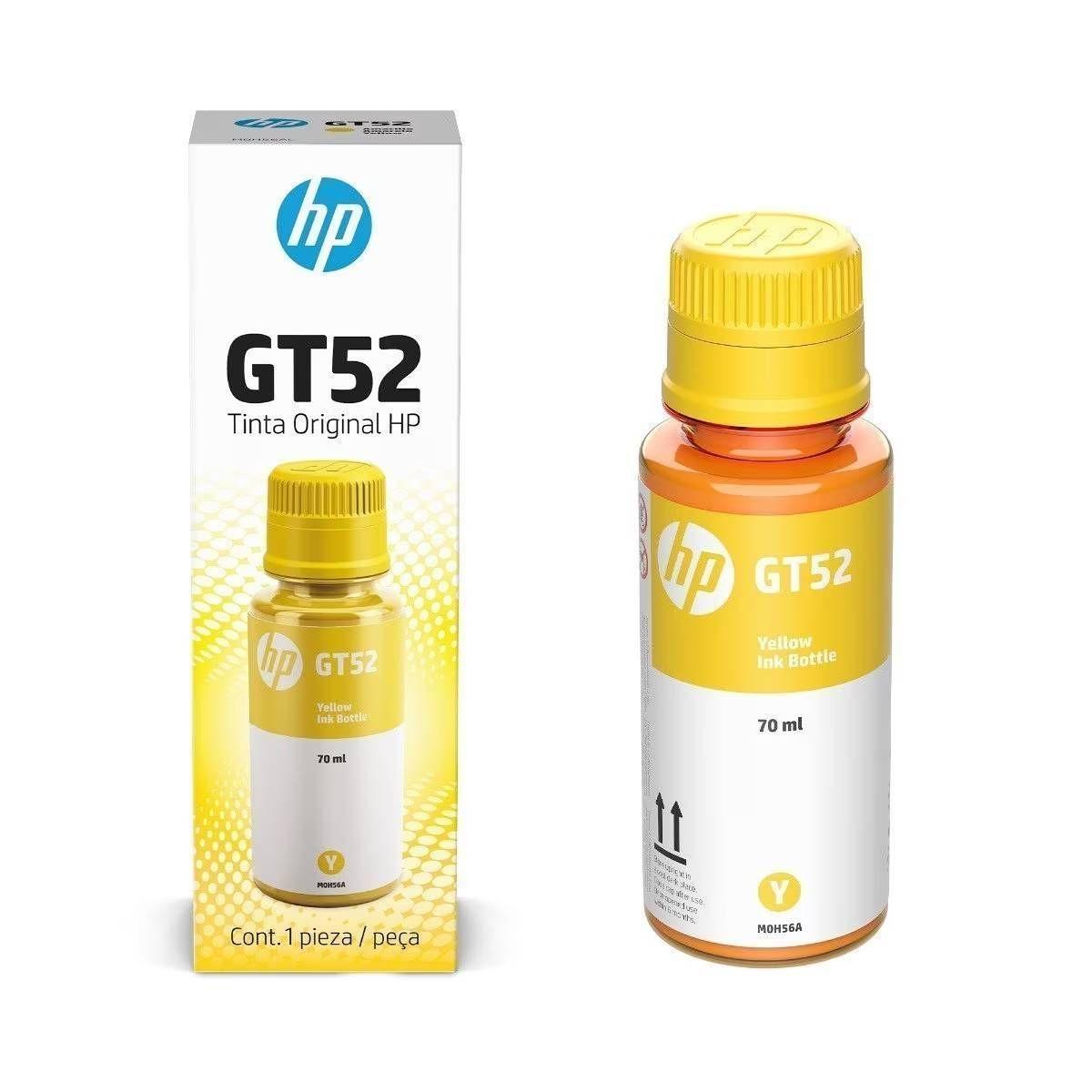 Tinta HP GT52 Yellow/Amarillo Original Ink Botella-0