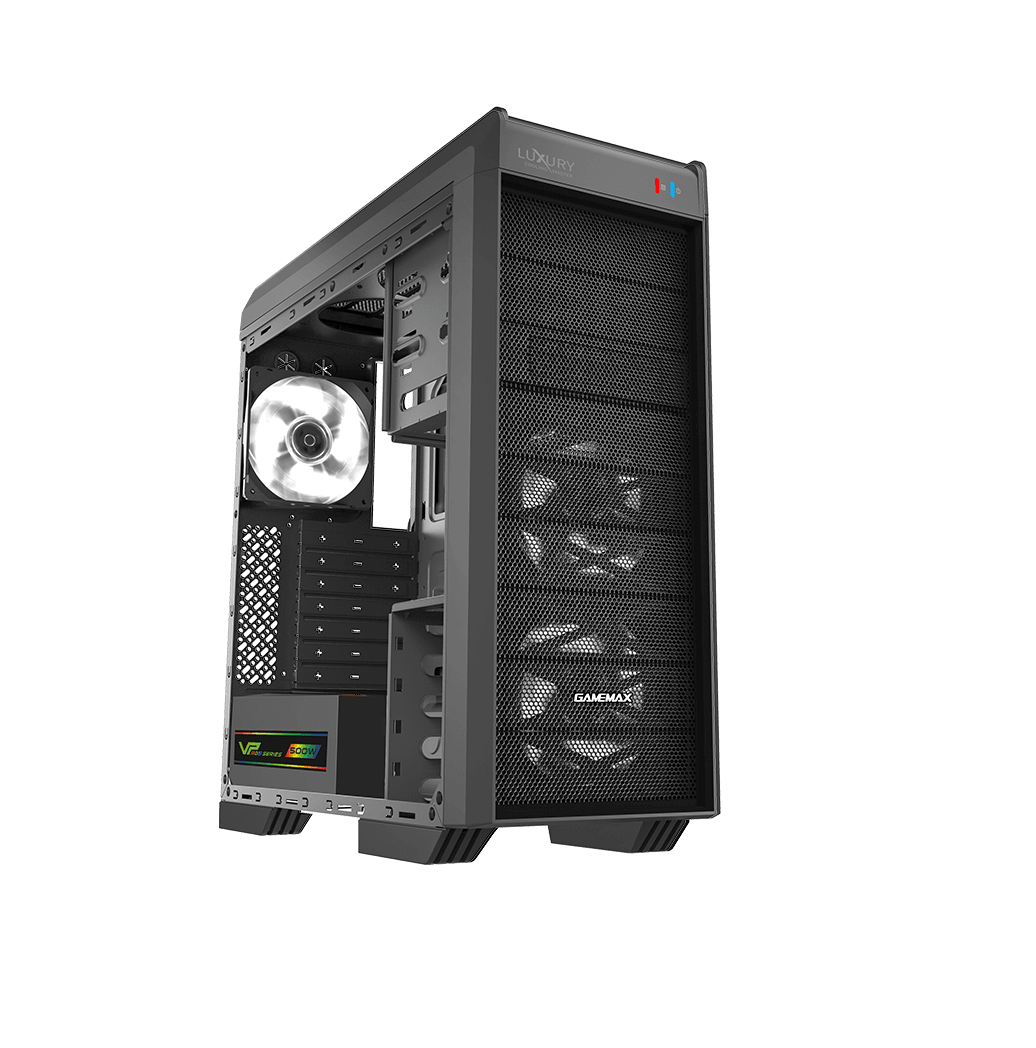 Gabinete Gamer Gamemax G501X MidTower ATX 3 Ventiladores-3