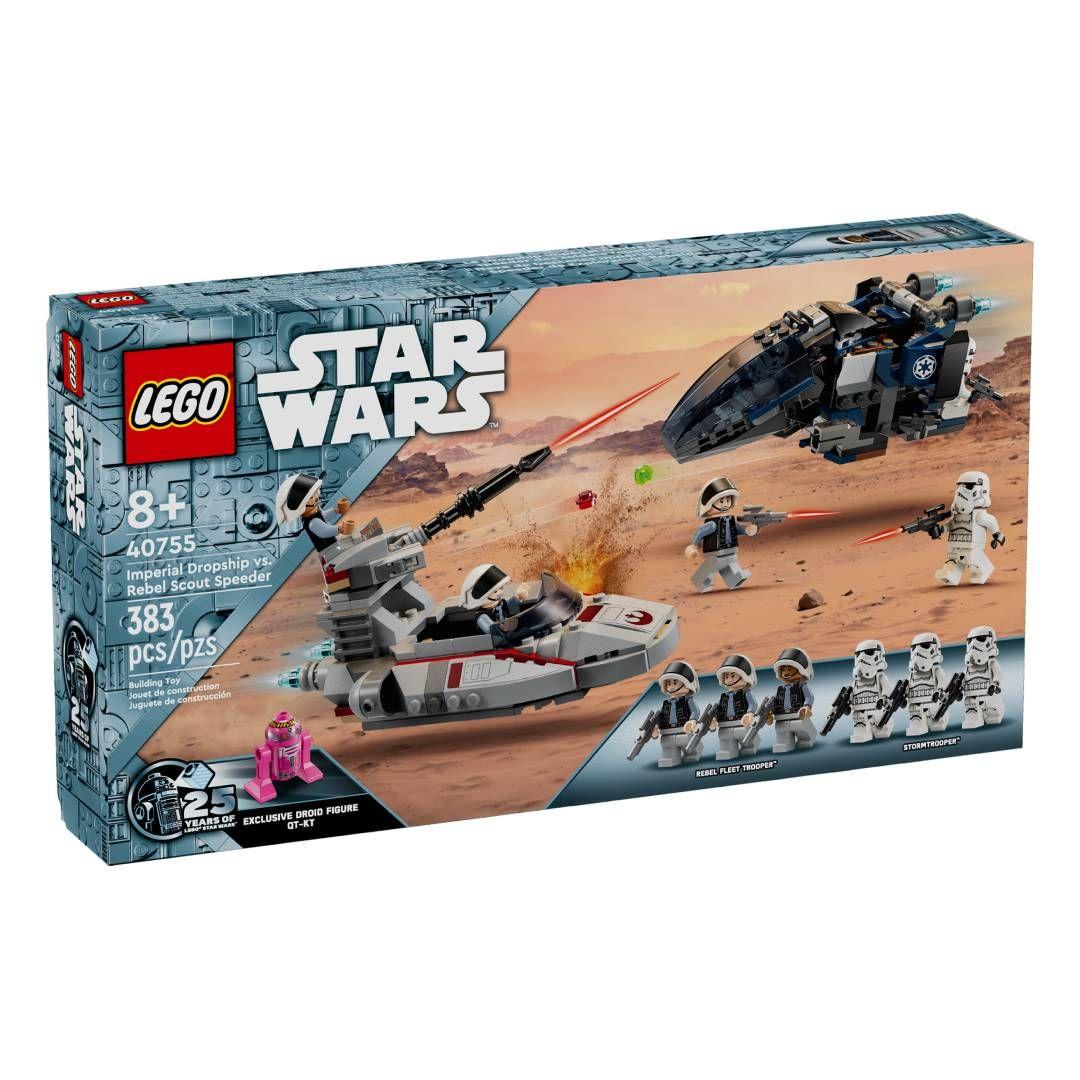 LEGO Star Wars Imperial Dropship v Rebel Scout Speeder 40755-2