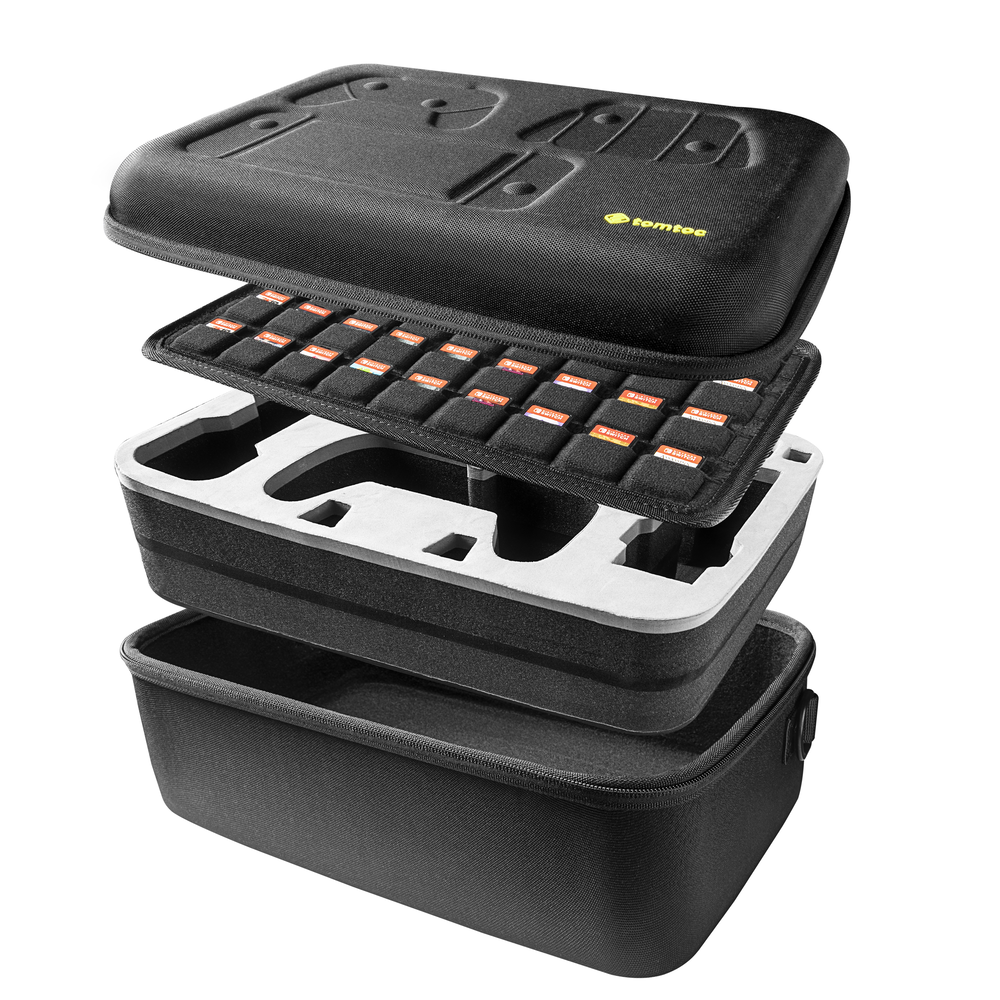 Tomtoc estuche almacenamiento Nintendo Switch Negro A05-6D01-4