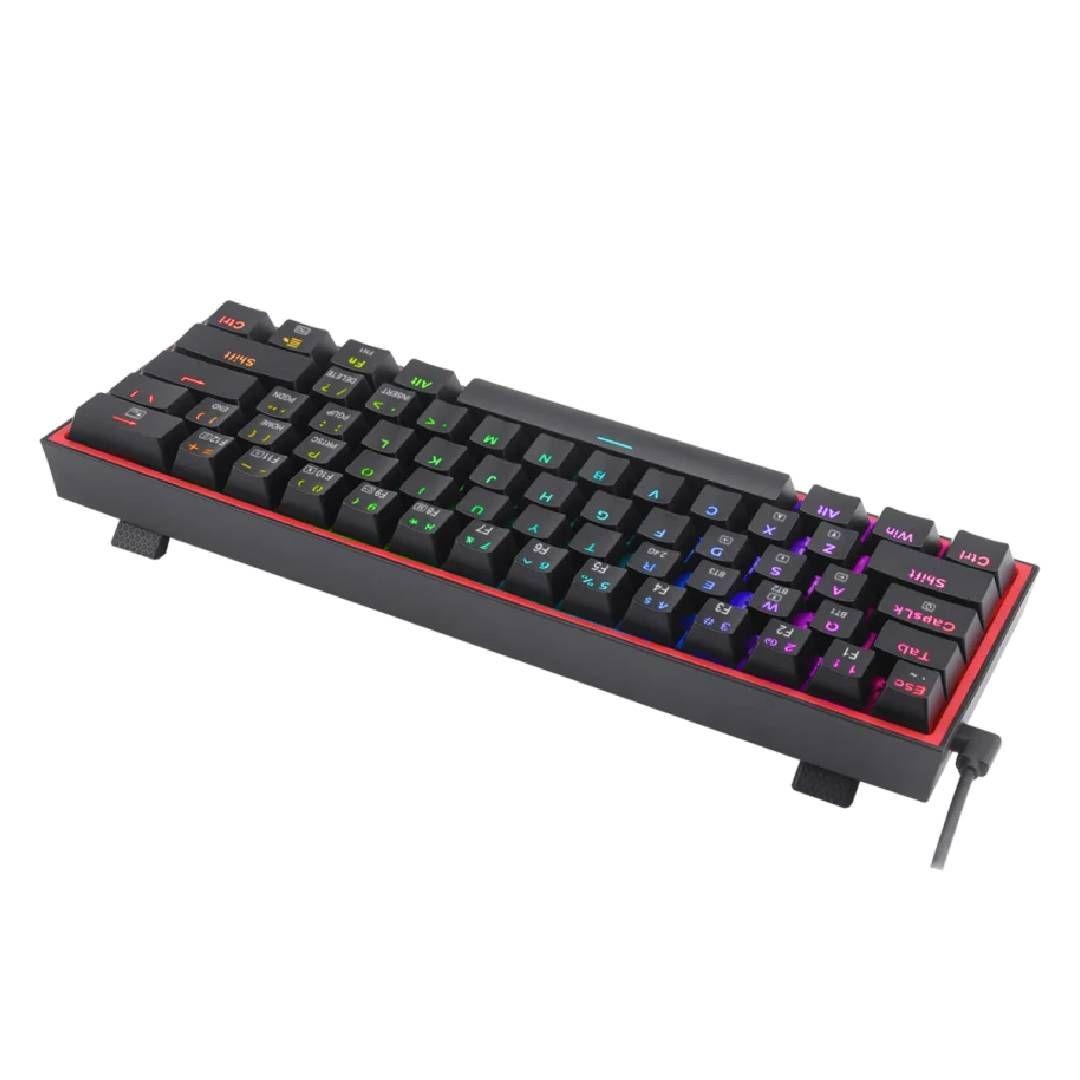 Teclado Redragon Fizz RGB K617-RGB Switch Red, Black-1