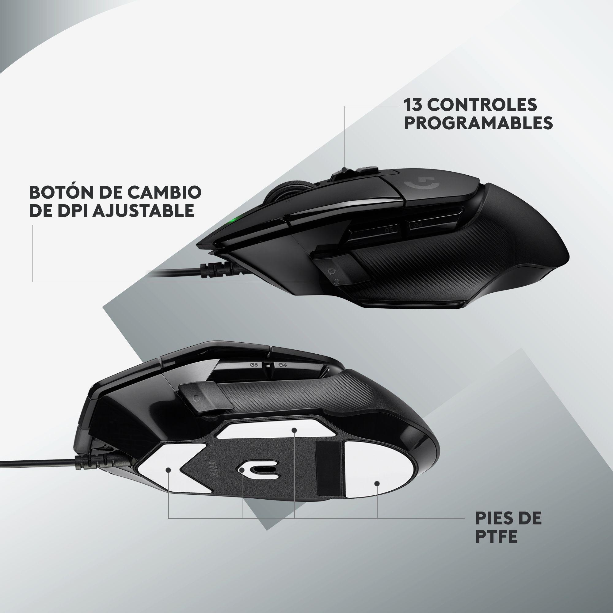 Mouse Gamer Logitech G502 X Black 25600 DPI-6