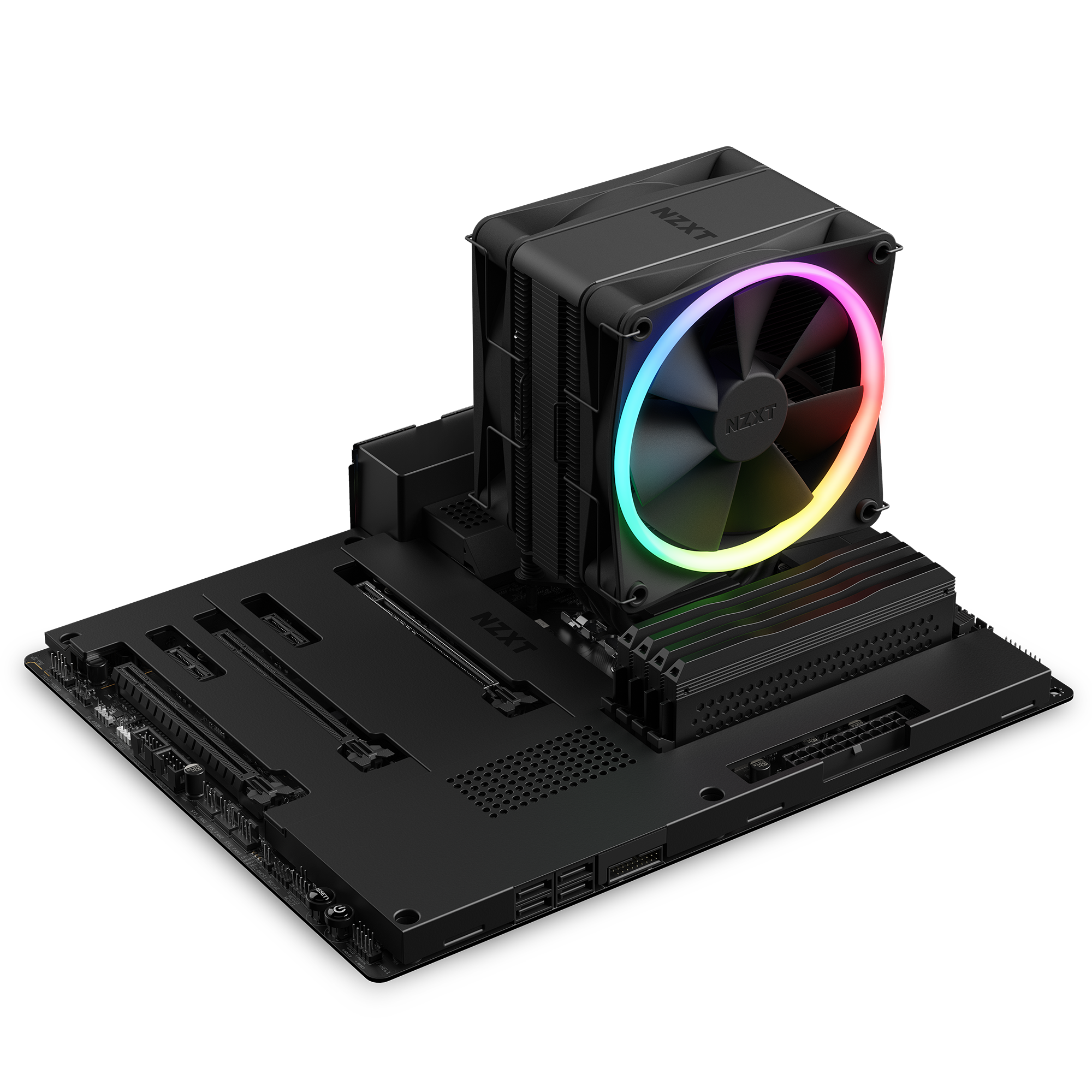 Disipador de CPU Nzxt T120 RGB Black 120MM-2