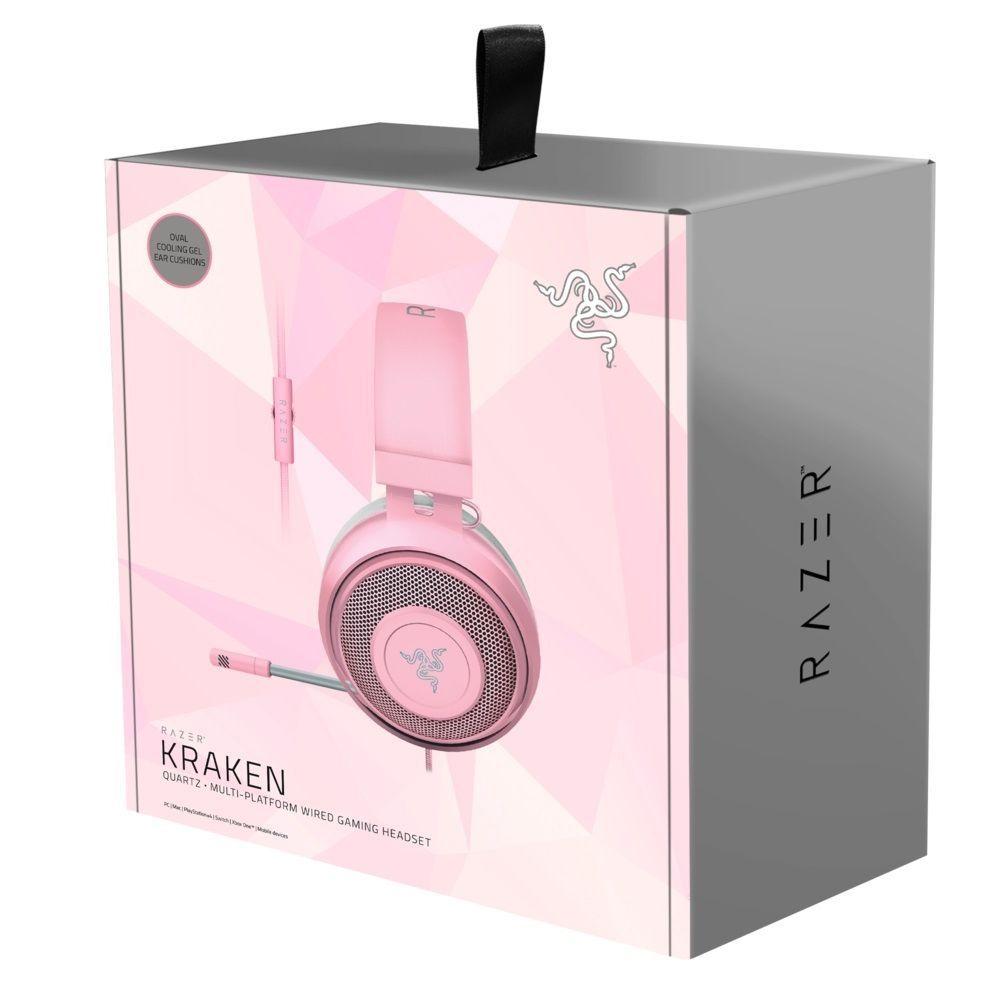 Audifono Gamer Razer Kraken Multi Oval Rosa-2