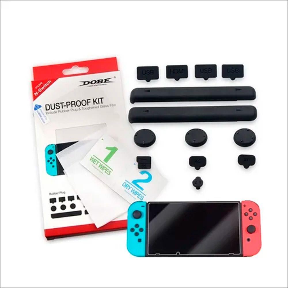 Kit DOBE Anti Polvo para Nintendo Switch TNS862-0