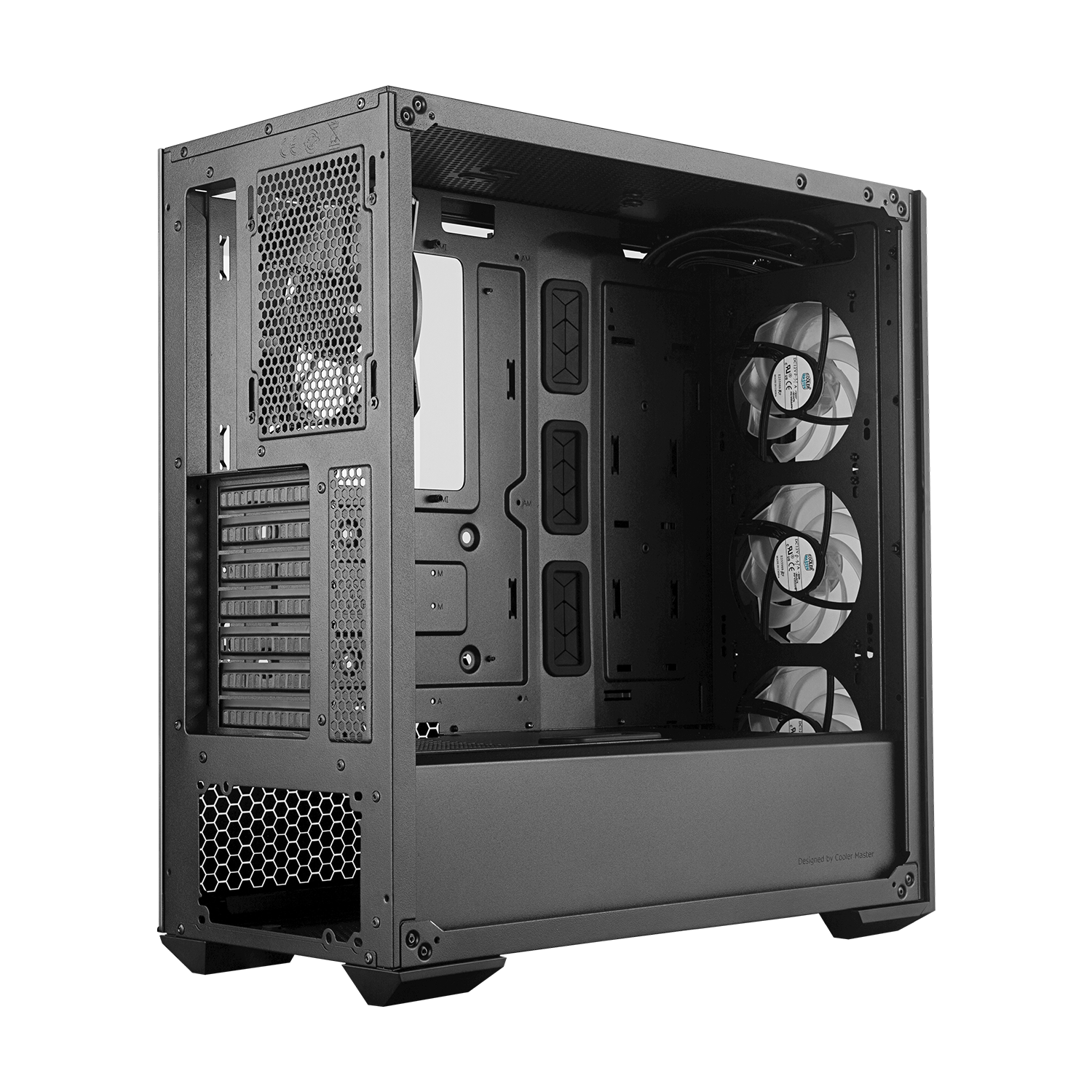 Gabinete MasterBox MB530P 4 Ventiladores Vidrio Templado-2
