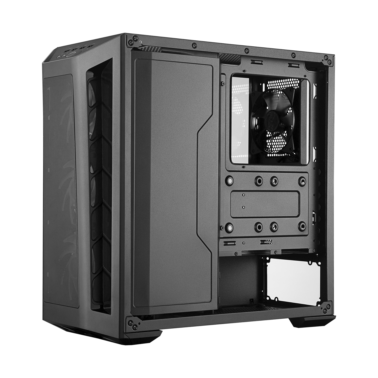 Gabinete MasterBox MB530P 4 Ventiladores Vidrio Templado-3