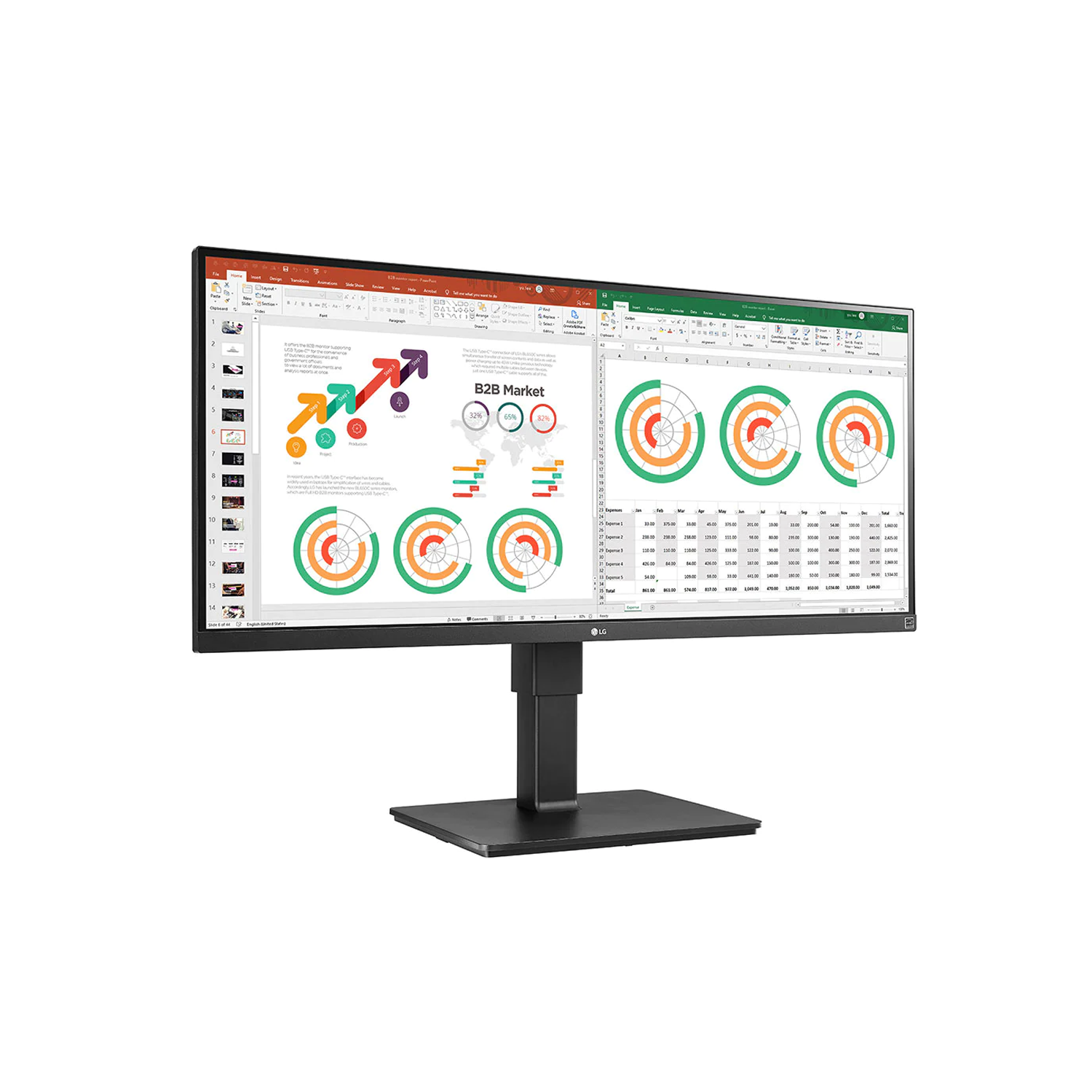 Monitor LG 34BN770-B 34'' UltraWide™  WQHD IPS Monitor-1