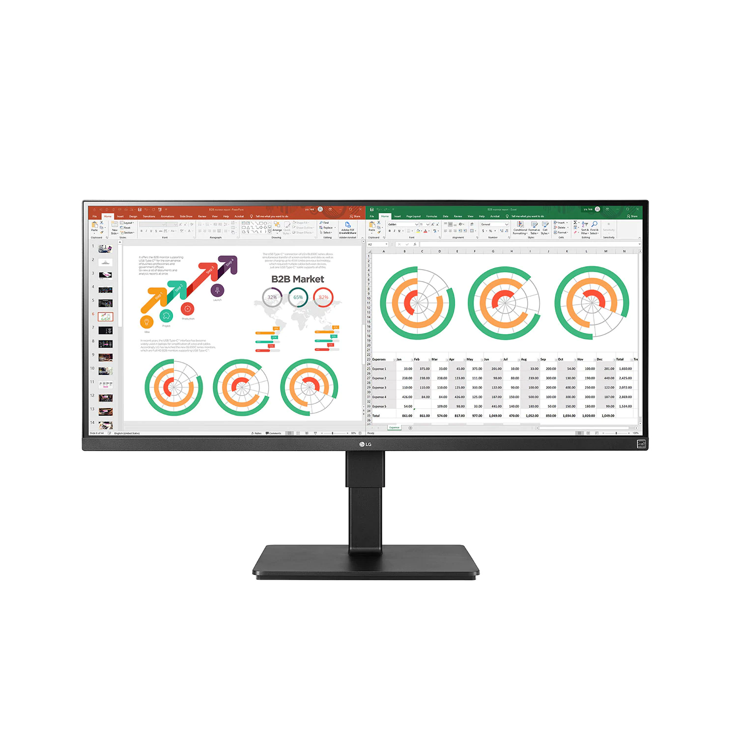 Monitor LG 34BN770-B 34'' UltraWide™  WQHD IPS Monitor-2