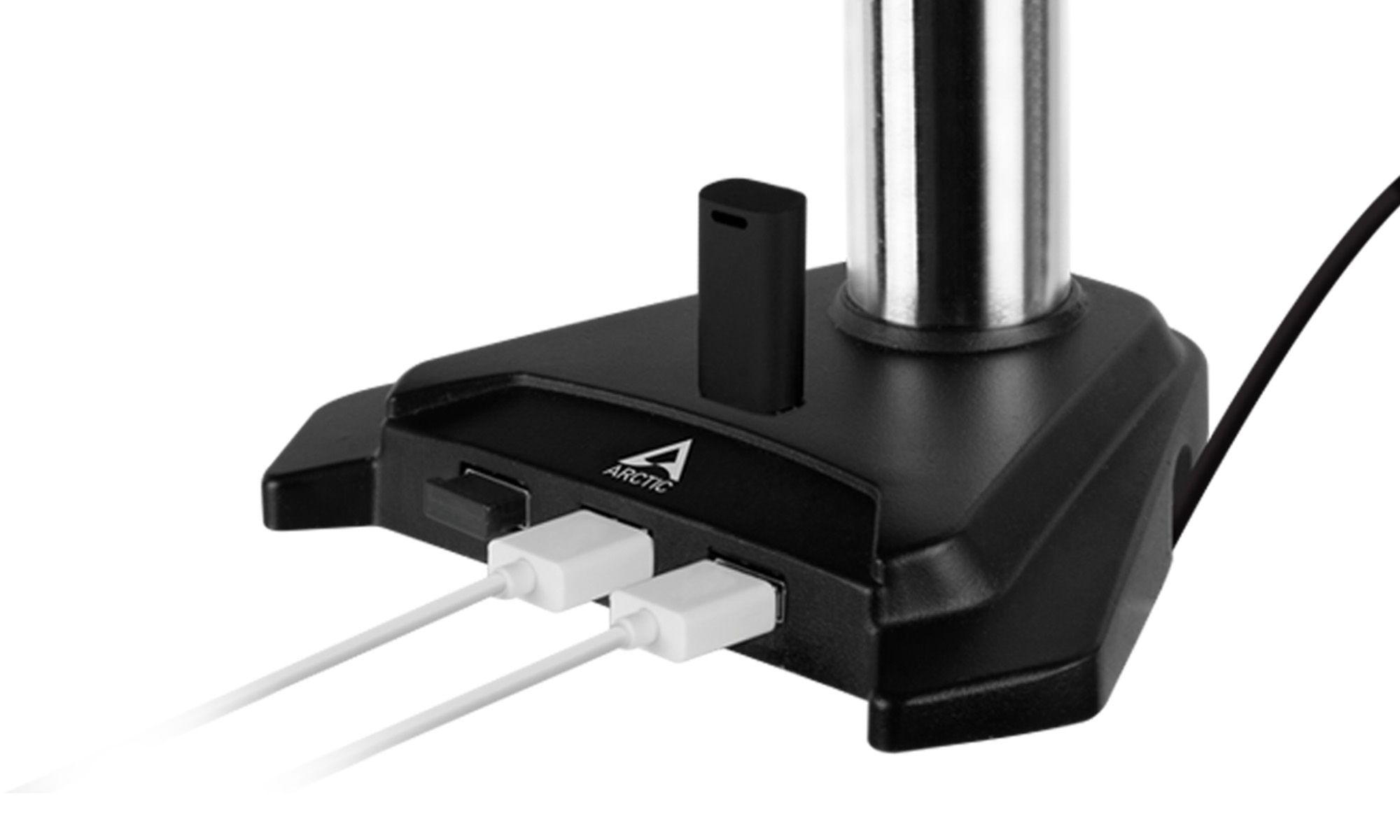 Brazo para 1 Monitor ARCTIC Z1 Pro Gen 3 c Hub USB 3.2-4