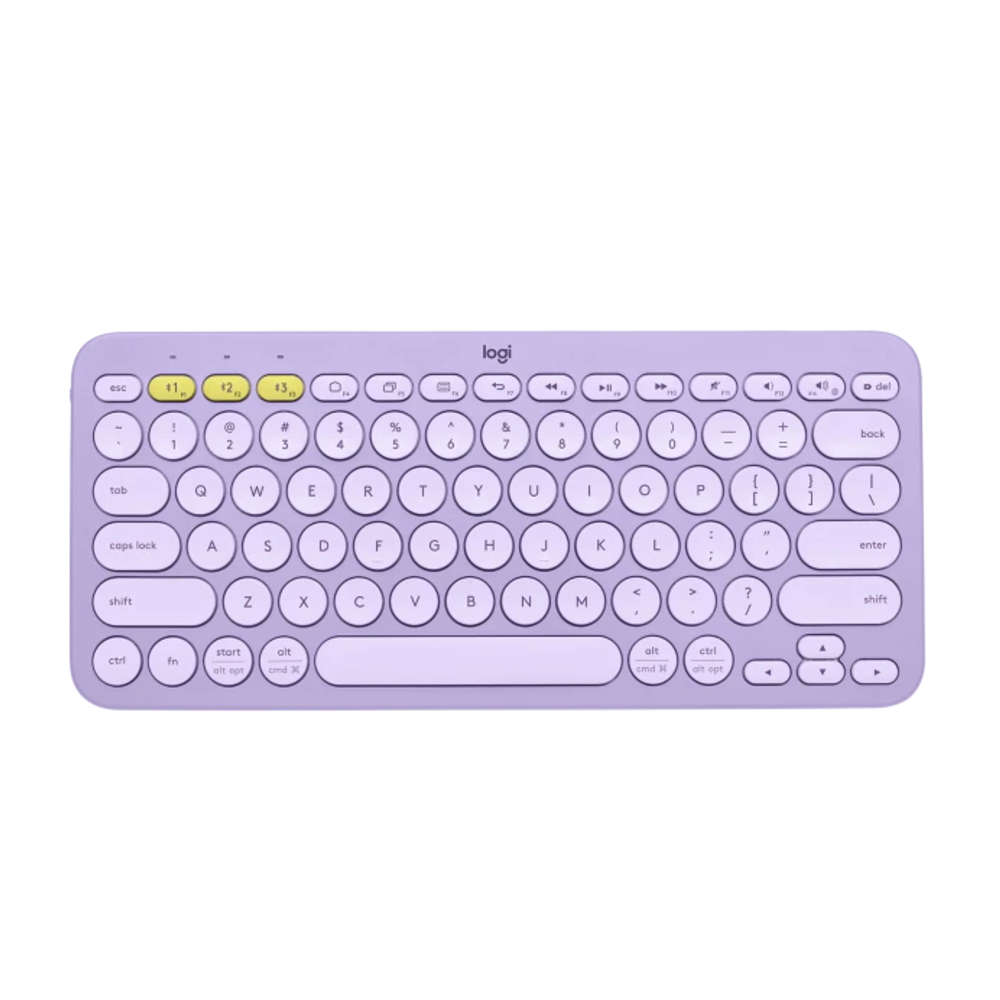 Teclado Logitech K380 Multi-Device Bluetooth Lavanda Español-0