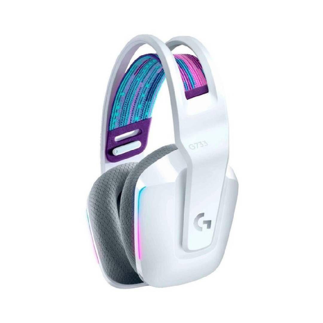Audífonos Gamer Inalámbricos Logitech G Series G733 Blanco-1